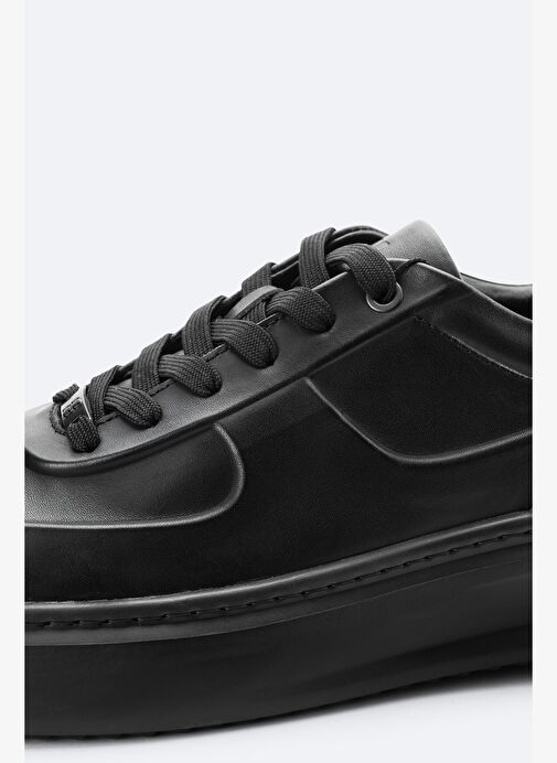 Erkek Siyah Deri Ayakkabı A52Y8019 - Görsel 4