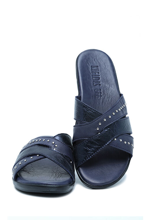 K1992-122 Kifidis Kadın Deri Terlik 36-41 - Görsel 4