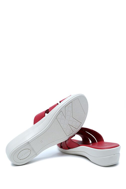 K1992-122 Kifidis Kadın Deri Terlik 36-41 - Görsel 5