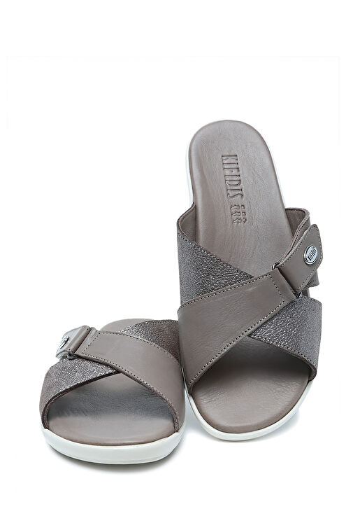 K1992-125 Kifidis Kadın Deri Terlik 36-41 - Görsel 4