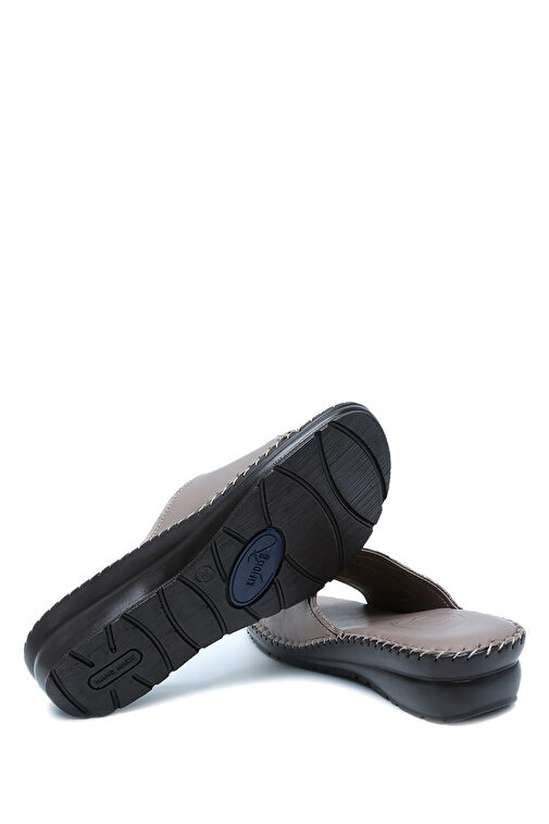 Kifidis Mavi Kadın Deri Terlik 12HND1TERK00001 - Görsel 5