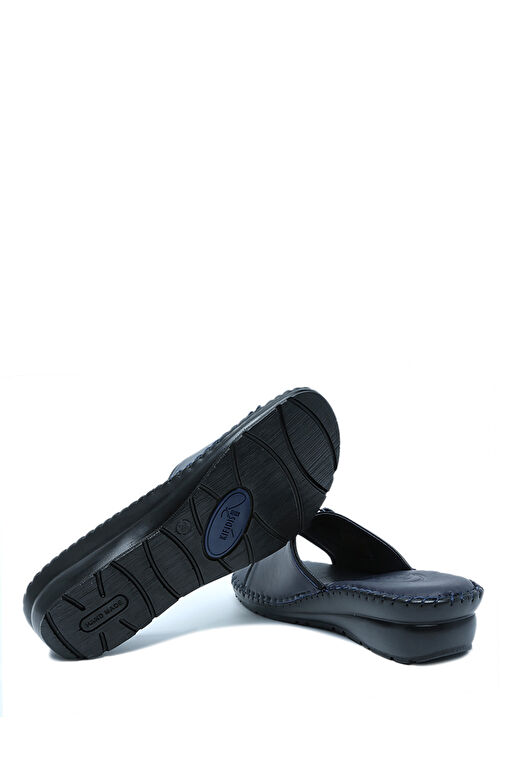 KHM110 Kifidis Assos Kadın Tek Bantlı Deri Terlik 36-41 - Görsel 5