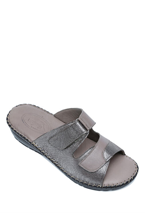 Kifidis Vizon Kadın Deri Terlik 12HND1TERK00002 - Görsel 3