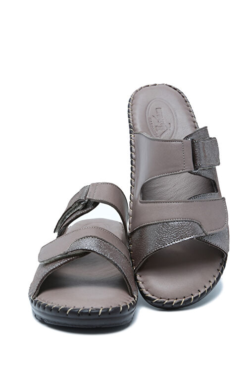 Kifidis Vizon Kadın Deri Terlik 12HND1TERK00002 - Görsel 4