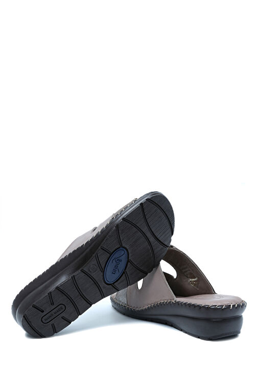 Kifidis Vizon Kadın Deri Terlik 12HND1TERK00002 - Görsel 5