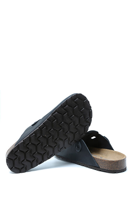 K00863DK Kifidis Soft Step Kadın Deri Sabo Mantar Terlik 36-41 - Görsel 4