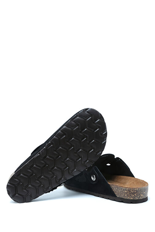 K14653SD Kifidis Soft Step Kadın Süet Deri Sabo Mantar Terlik 36-41 - Görsel 4