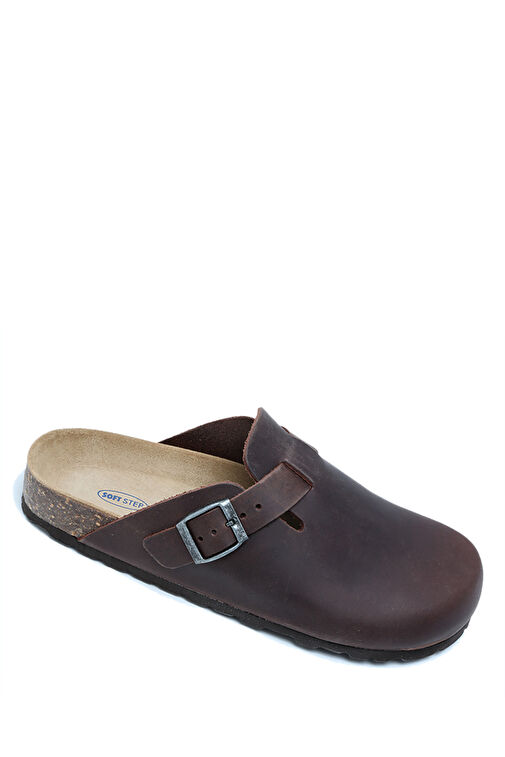 K13808DE Kifidis Soft Step Erkek Deri Sabo Mantar Terlik 40-46 - Görsel 3