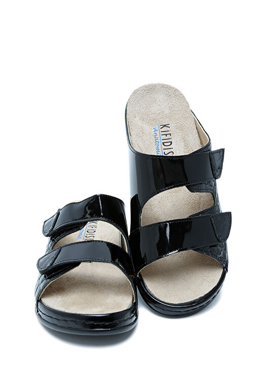 KA101921 Kifidis Kadın İçi Çıkabilen Anatomik Deri Terlik 36-41 - Görsel 4