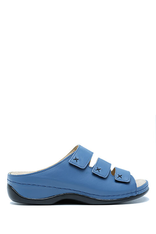 KA101907 Kifidis Kadın İçi Çıkabilen Anatomik Deri Terlik 36-41 - Görsel 2