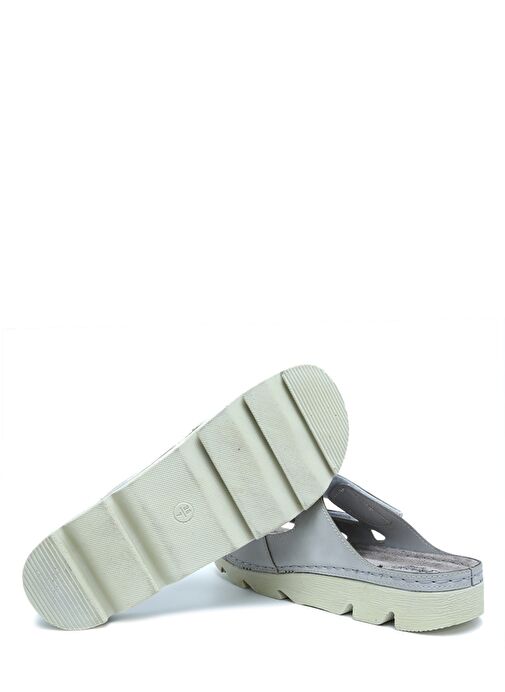 SIB220511 Kifidis-Natura Kadın Taşlı Anatomik Deri Terlik 36-41 - Görsel 4