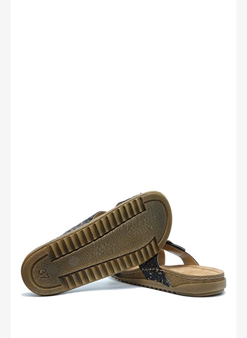 SIB213628 Kifidis-Natura Kadın Tokalı Anatomik Deri Terlik 36-41 - Görsel 4