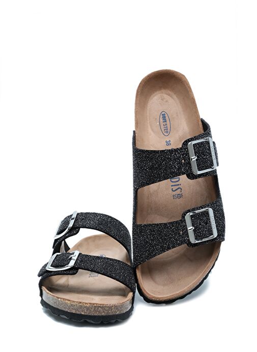 K15011 Kifidis Soft Step Kadın Çift Bantlı Mantar Terlik 36-41 - Görsel 3