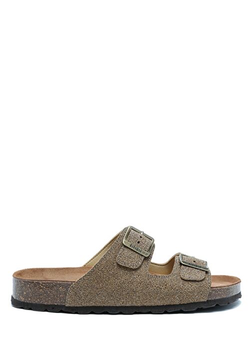 K15011 Kifidis Soft Step Kadın Çift Bantlı Mantar Terlik 36-41 - Görsel 2