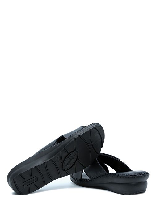 KHM108 Kifidis Samos Kadın Çapraz Bantlı Deri Terlik 36-41 - Görsel 5