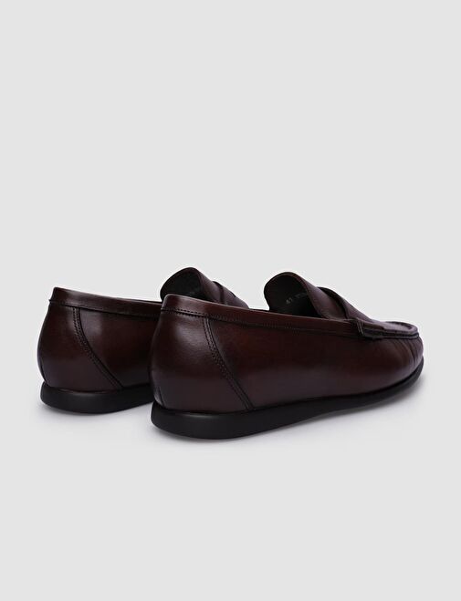 Cabani Ayakkabı Kahverengi Erkek Deri Günlük Ayakkabı 123383 - Görsel 4