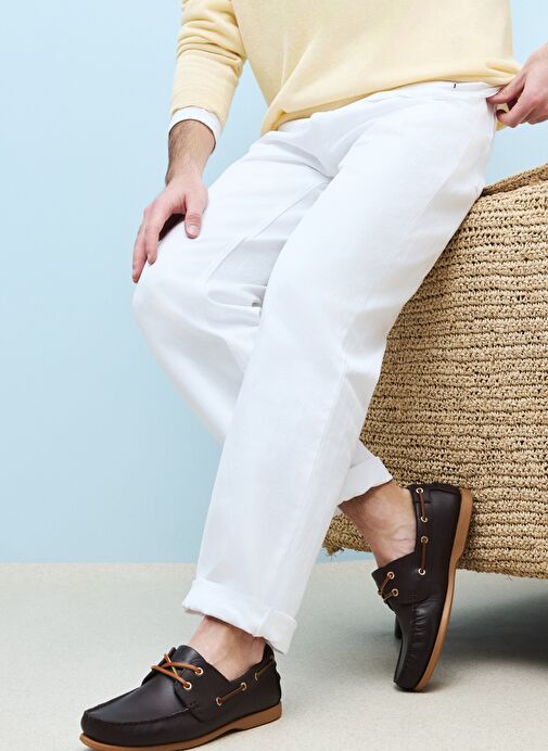 Ziya, Erkek Hakiki Deri Ayakkabı 1511007ZD1001 Kahve - Görsel 2