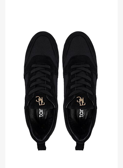 Tamer Tanca Kadın Hakiki Deri Siyah Sneakers & Spor Ayakkabı - Görsel 6