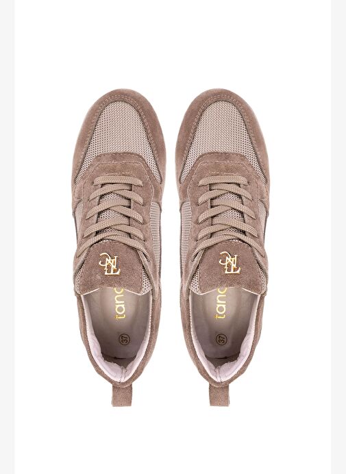 Tamer Tanca Kadın Hakiki Deri Vizon Sneakers & Spor Ayakkabı - Görsel 6