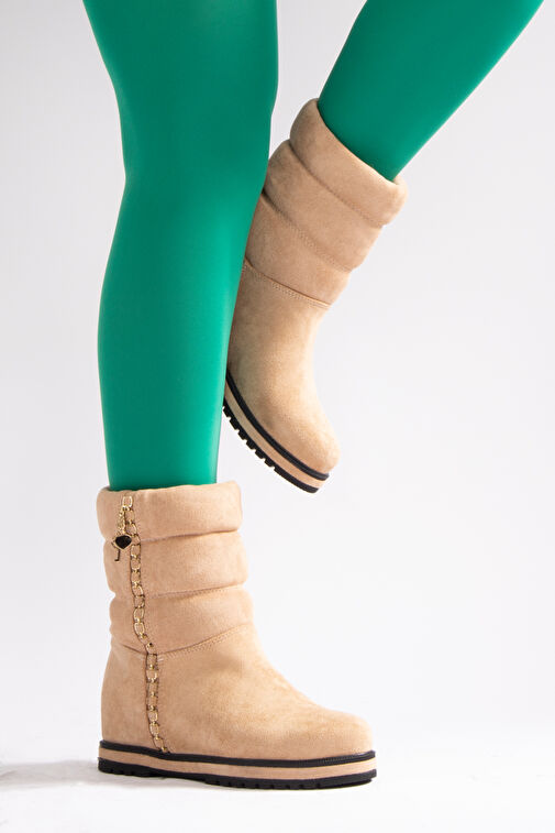 Nemesis Kadın Dolgu Taban Bot Bej - Görsel 4