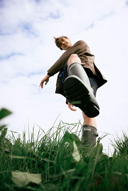 Barbour Bede Wellington Bot OL51 Olive - Görsel 4