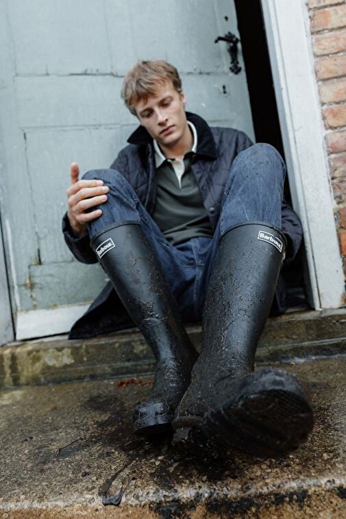 Barbour Bede Wellington Bot BK31 Black - Görsel 5