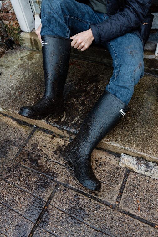 Barbour Bede Wellington Bot BK31 Black - Görsel 6