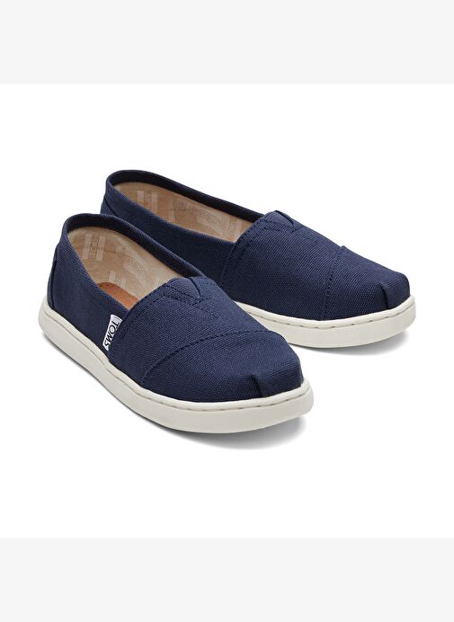 Erkek Çocuk Espadril / Keten 10010532 Toms ACLASS Alpargata Canvas Navy 30-36 - Görsel 4