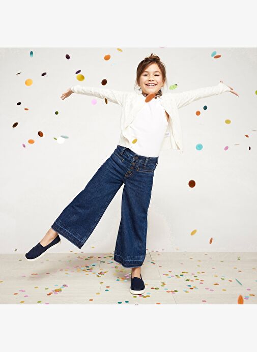 Erkek Çocuk Espadril / Keten 10010532 Toms ACLASS Alpargata Canvas Navy 30-36 - Görsel 7