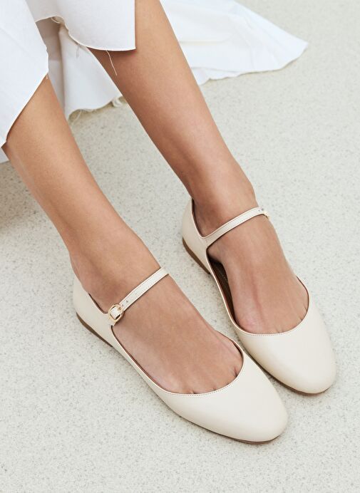 Ziya Bej Kadın Deri Babet 1511044Z104_340 - Görsel 3