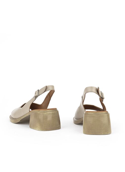 Ziya, Kadın Hakiki Deri Topuklu Sandalet 151992Z8004 Buz - Görsel 7