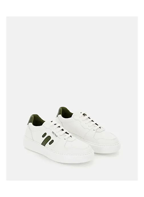 Vegtus Guajira Kadın Spor Ayakkabı - Beyaz/Yeşil - Görsel 2