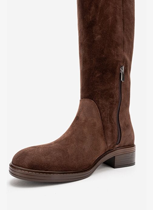 Luvi Shoes Luvi Shoes Belirsiz PETYA Kahverengi Süet Hakiki Deri Dizüstü Kadın Çizme Bot | Boyner Belirsiz - 9. görsel