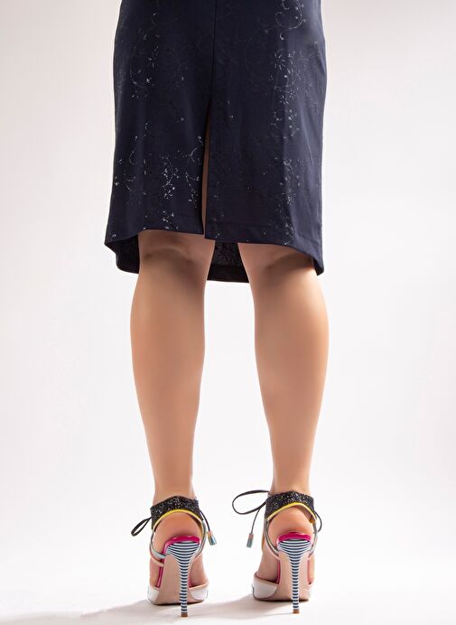 Vanessa Gerçek Deri Kadın Topuklu Sandalet Beyaz Fuşya - Görsel 6