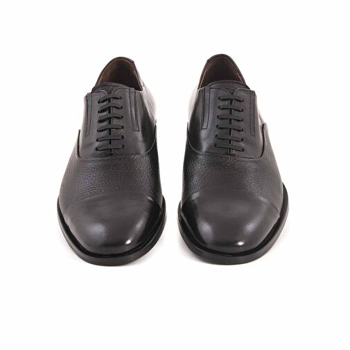 Mocassini Siyah Erkek Deri Klasik Ayakkabı 152MCGE574 40905 - Görsel 4