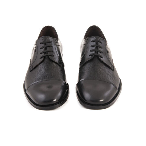 Mocassini Siyah Erkek Deri Klasik Ayakkabı 182MCGE574 40919 - Görsel 4