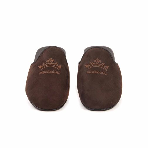 Mocassini Kahverengi Erkek Süet Terlik 191MCE772 0300 - Görsel 4