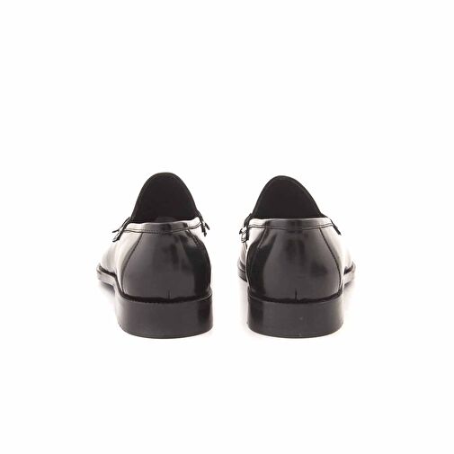 Kemal Tanca Siyah Erkek Deri Klasik Ayakkabı 192KTE483 0137 - Görsel 5