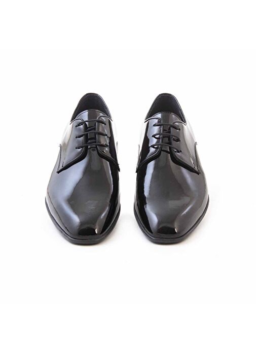 Kemal Tanca Siyah Erkek Rugan Klasik Ayakkabı 221KTE483 9674 - Görsel 4