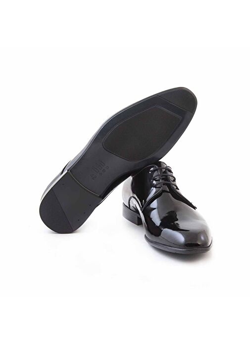 Kemal Tanca Siyah Erkek Rugan Klasik Ayakkabı 221KTE483 9674 - Görsel 6