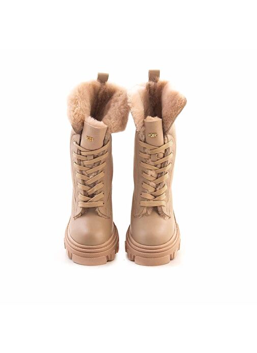 Mocassini Mocassini Bej Kadın Bot 0632-1 | Boyner Bej - 4. görsel