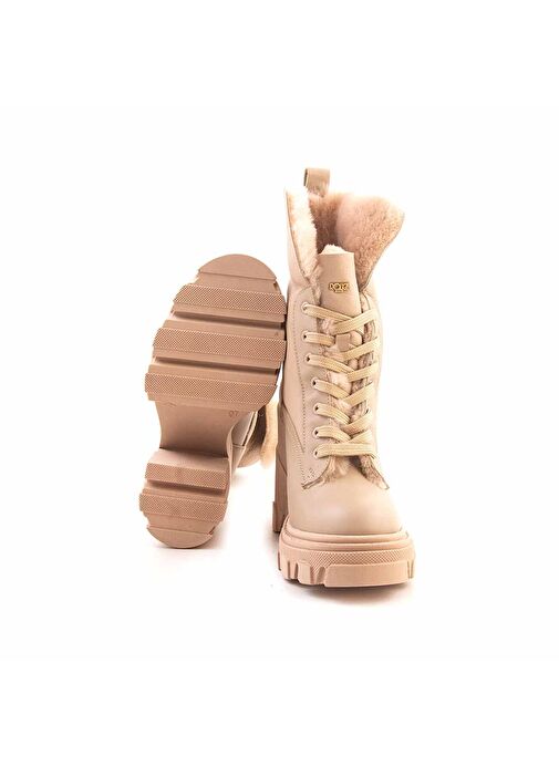 Mocassini Mocassini Bej Kadın Bot 0632-1 | Boyner Bej - 6. görsel