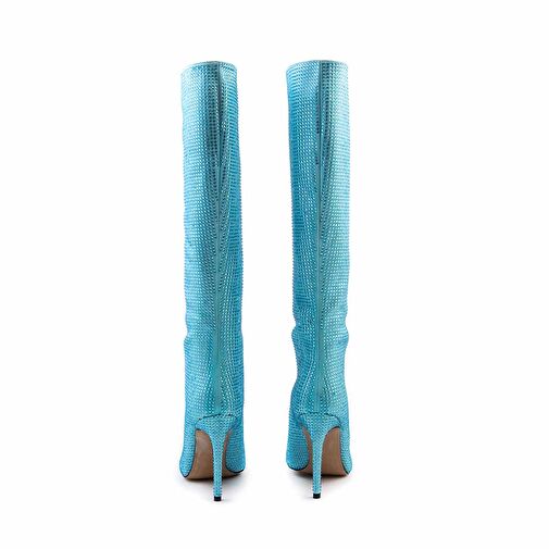 Mocassini Kadın Topuklu Çizme 66712 - Görsel 5