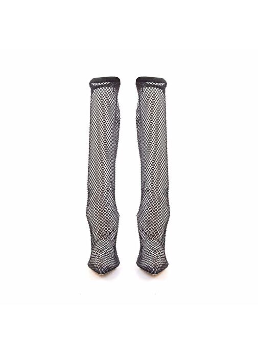 Mocassini Kadın Topuklu Çizme 53620 - Görsel 4