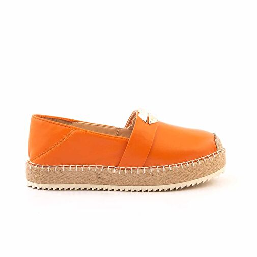 Rouge Yeşil Kadın Deri Espadril 231RGK857 102-100 - Görsel 2