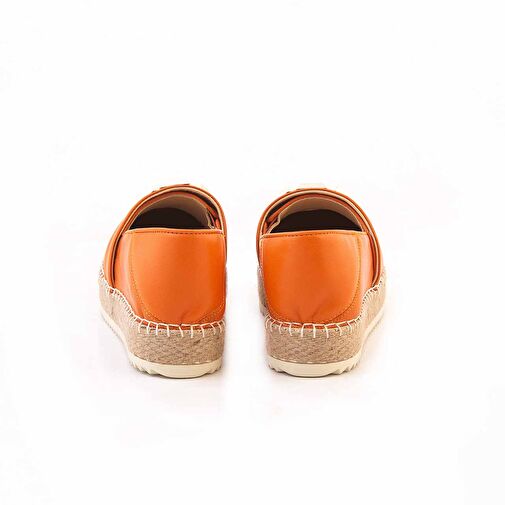 Rouge Yeşil Kadın Deri Espadril 231RGK857 102-100 - Görsel 5