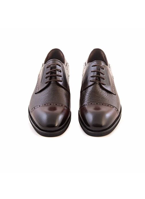Kemal Tanca Kahverengi Erkek Deri Klasik Ayakkabı 231KTGE813 574 - Görsel 4