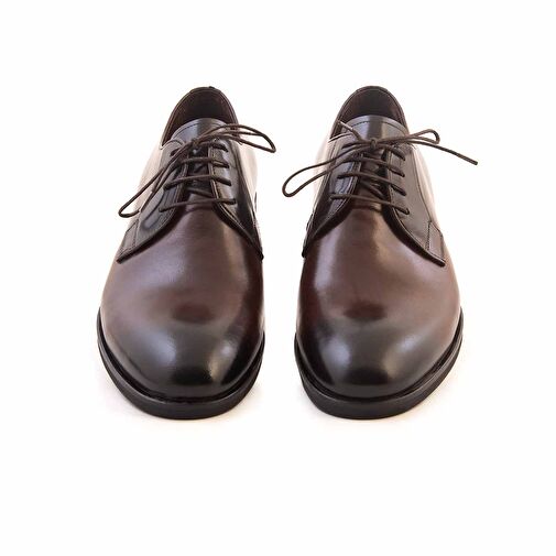 Kemal Tanca Kahverengi Erkek Deri Klasik Ayakkabı 231KTGE813 1519 - Görsel 4