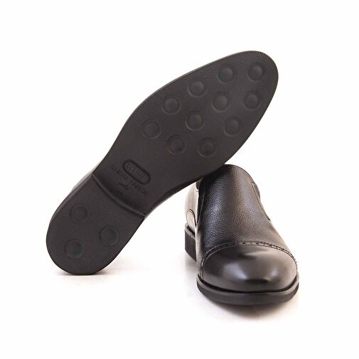 Kemal Tanca Siyah Erkek Deri Klasik Ayakkabı 231KTGE813 575 - Görsel 6