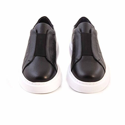 Kemal Tanca Siyah Erkek Deri Sneaker 231KTE527 18303 - Görsel 4